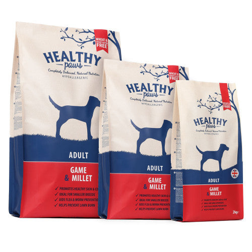 Healthy Paws Game & Millet Adult 2KG