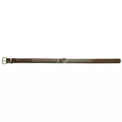 Nobby Double Back Swarovski Crystal Collar Brown 22mm x 52cm