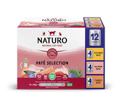 Naturo Cat Pouch Adult Variety Paté 12 pack x 4