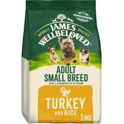 James Wellbeloved Adult Small Breed Chicken Dog Food - 1.5kg - North East Pet Shop