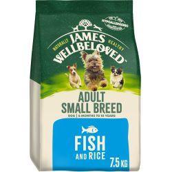 James Wellbeloved Adult Small Breed Fish Dog Food - 7.5kg - North East Pet Shop