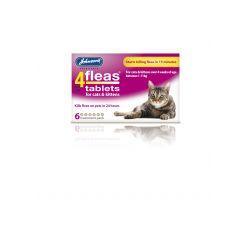 JVP Cat Kitten 4Fleas 11.4mg 6 Tables