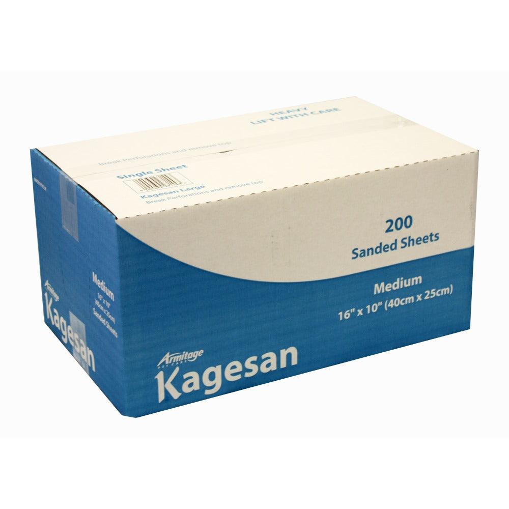 Kagesan Sand Sheets Medium 40 x 25cm x 200 Sheets x 2 Blue Boxes