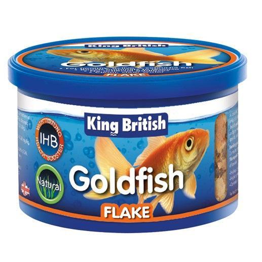 King B Goldfish Flake (With IHB) 12x28g - North East Pet Shop King British