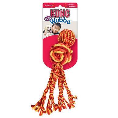 KONG Wubba Weaves with Rope Assorted Small - North East Pet Shop KONG