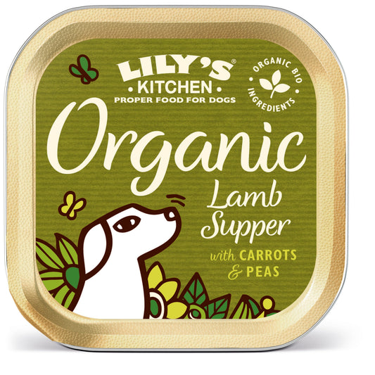 Lily's Kitchen Organic Lamb Supper Foils 11 x 150g - North East Pet Shop Lily's Kitchen