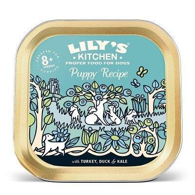 Lily's Kitchen Puppy Recipe Turkey, Duck & Kale Foil 12 x 150g - North East Pet Shop Lily's Kitchen