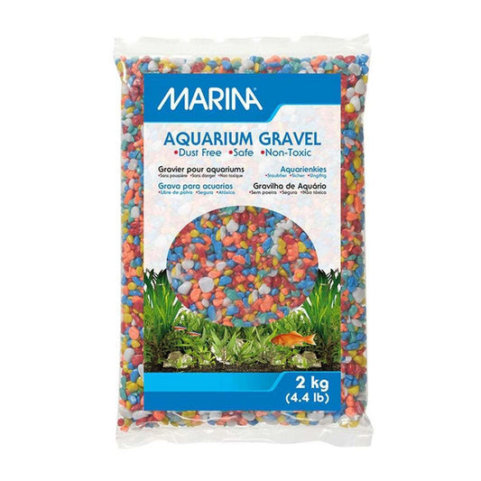 Marina Gravel Rainbow, 2kg - North East Pet Shop Marina