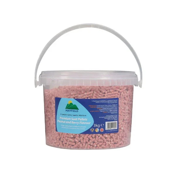 Mayfield Premium Suet Pellets Peanut and Berry Flavour 3kg - North East Pet Shop Mayfield