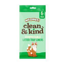 Meowee! Clean and Kind Compostable Litter Tray Liners