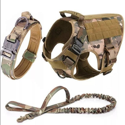 Military Grade Tactical Dog Harness Set - North East Pet Shop Dog Shack UK