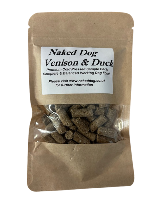 Naked Dog Cold Pressed Venison and Duck sample