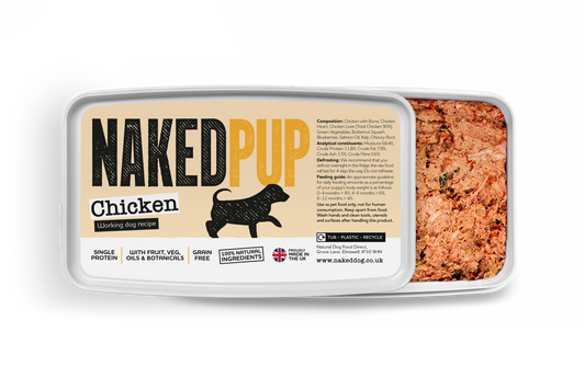 Naked Pup Chicken 500g sample