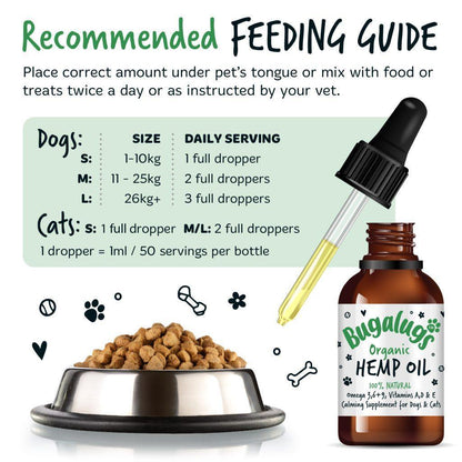 OOC Bugalugs Hemp Oil - North East Pet Shop Bugalugs