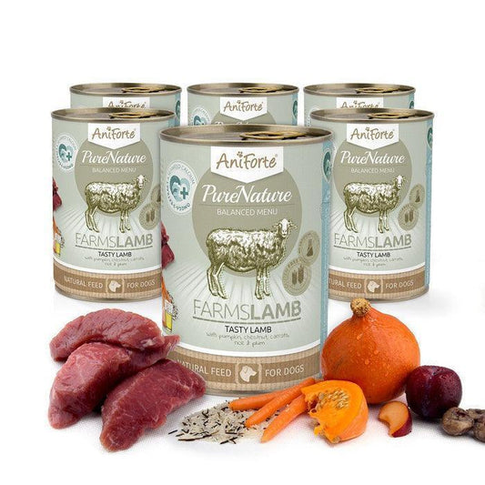 PureNature Farms Lamb - Wet food for dogs - 6 x 800 g - North East Pet Shop Aniforte