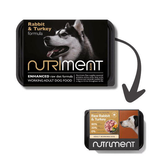 Rabbit with Turkey formula - Adult - 500g tub - North East Pet Shop Nutriment