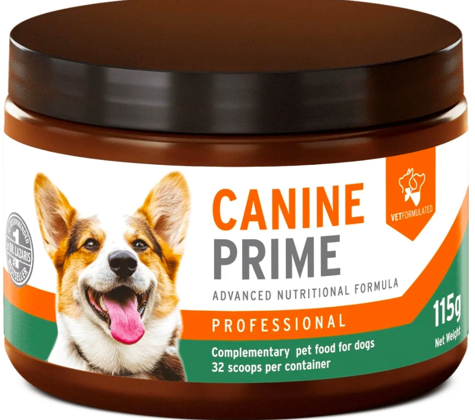 Canine Prime
40-in-1 superfood supplement