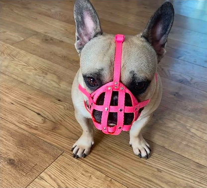 Dog Muzzle for French Bulldog "Frenchies" a Other similar snouts short snout - Black / 1