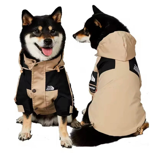 TDF Winter Dog Coat Kaki - S