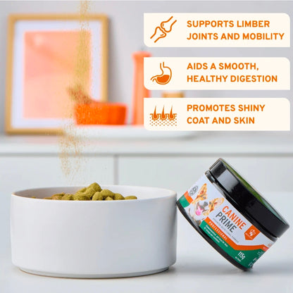 Canine Prime
40-in-1 superfood supplement