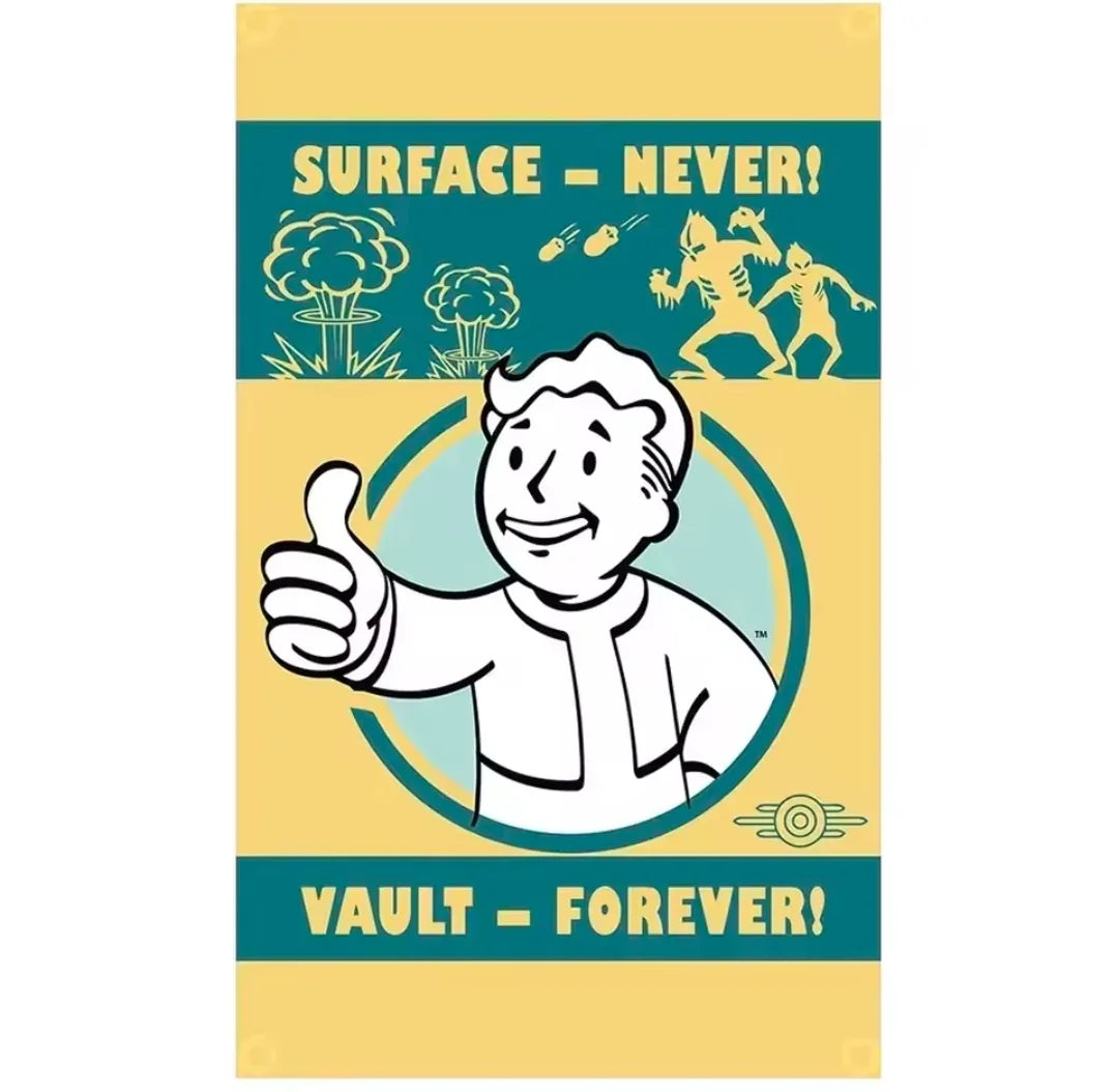 Fallout Flags - 3 / 244x152cm