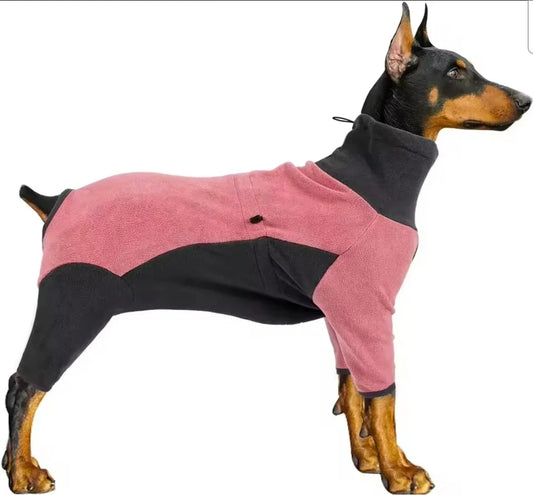 Dog Full Body Suit - 2XS / Pink