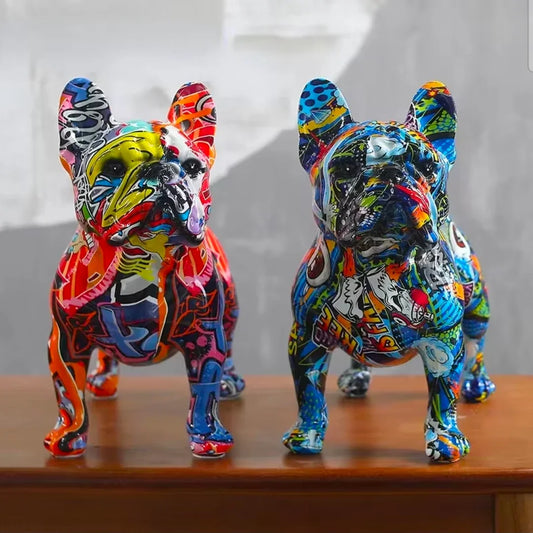 Colourful Animal Resin Statue - 1