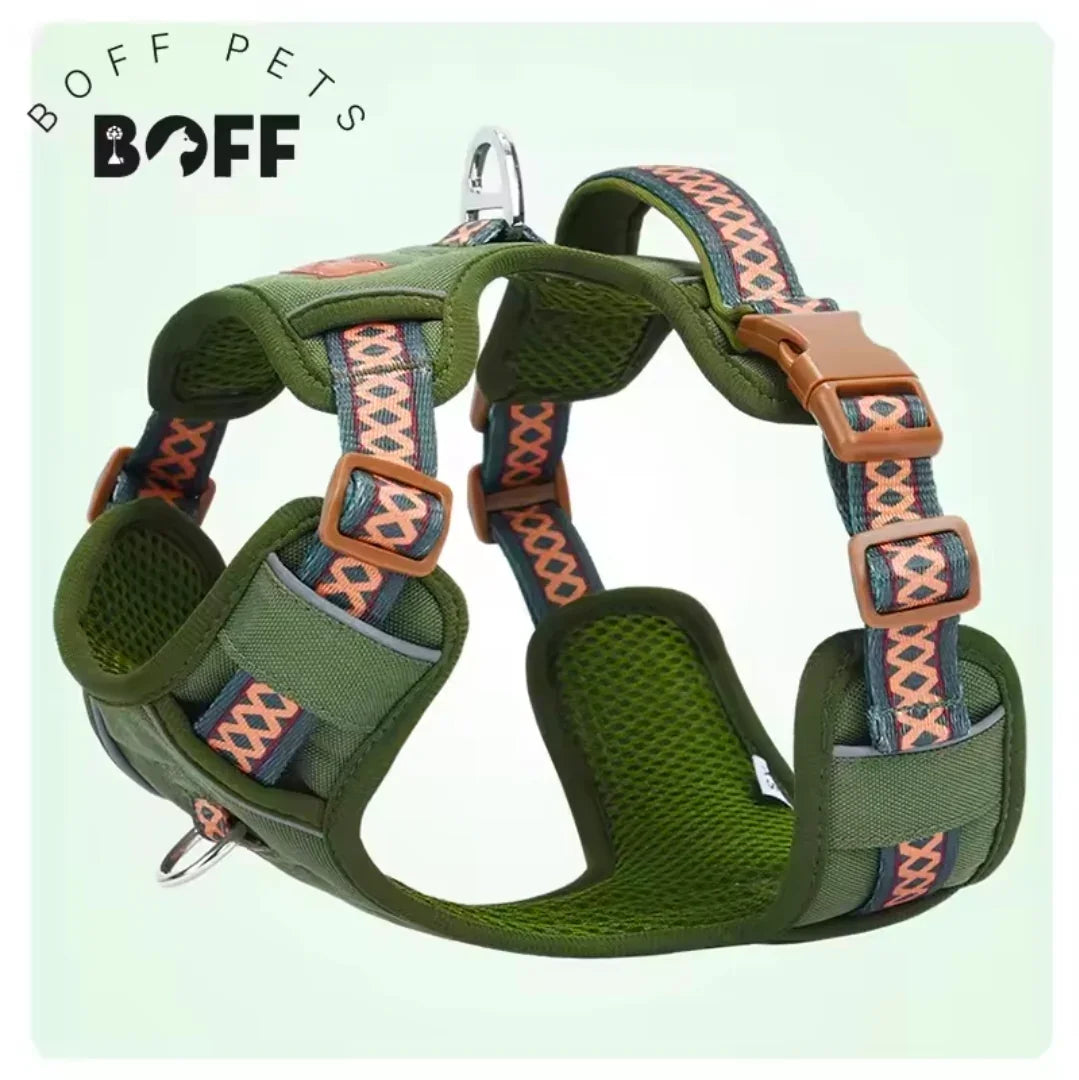 BOFFPets Small Dog Harness - brown / XS
