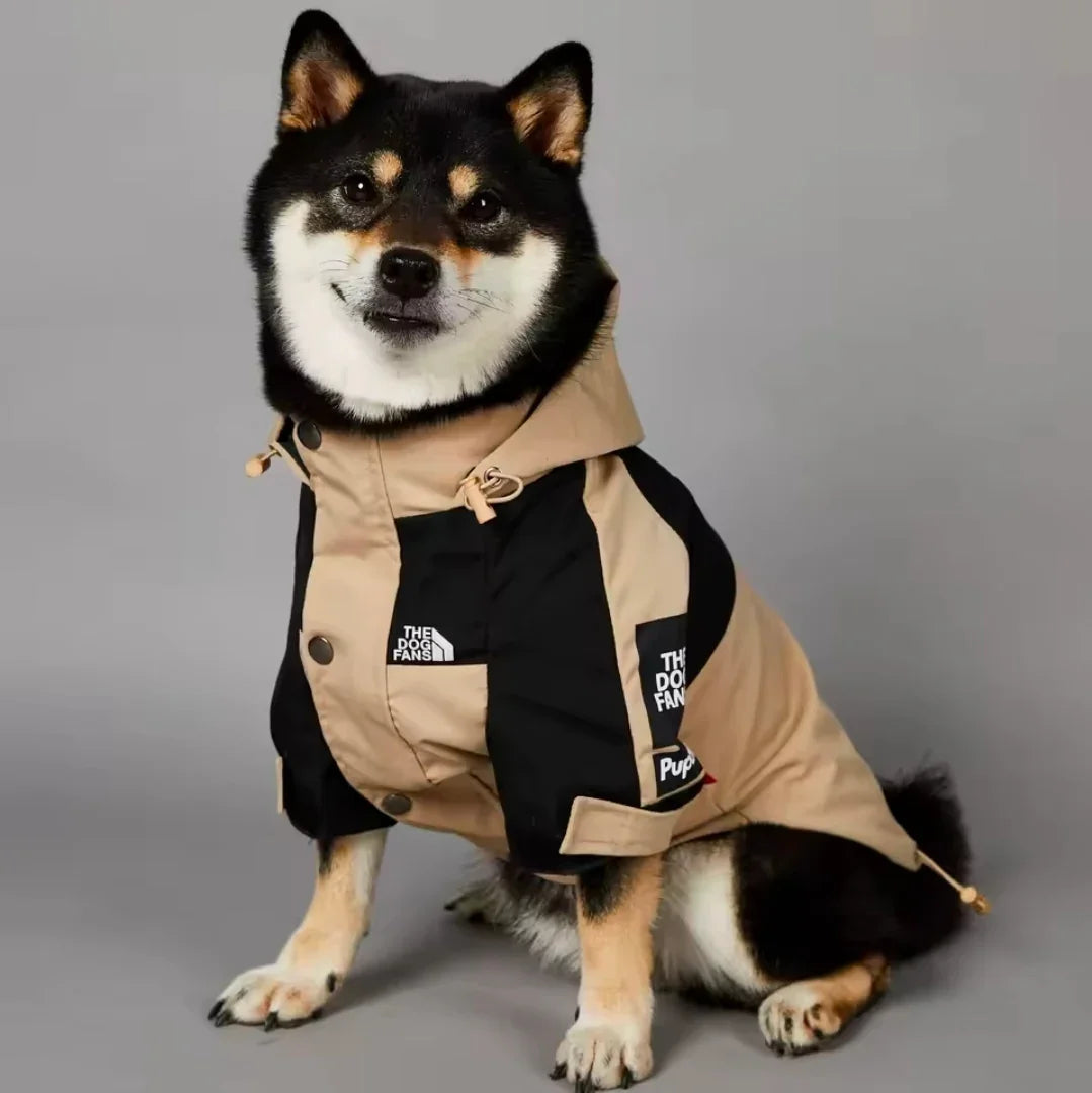 TDF Winter Dog Coat Kaki - 2XL