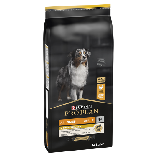 Pro Plan Dog All Sizes Light Sterilised Dog Chicken 14kg