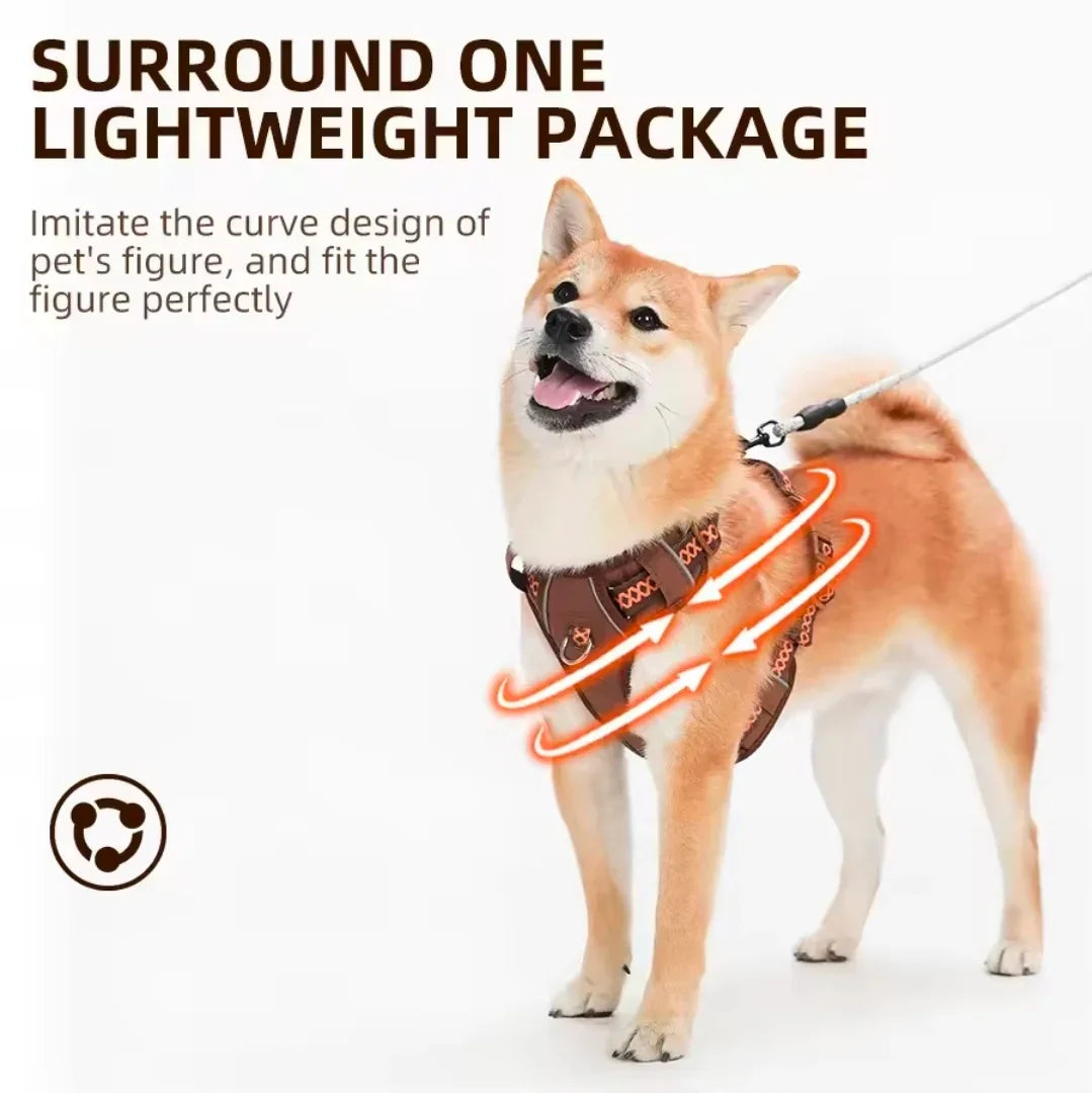 BOFFPets Small Dog Harness - brown / S
