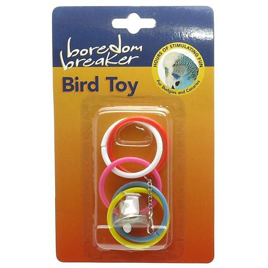 Boredom Breaker Budgie & Canary Olympic Rings W/bell