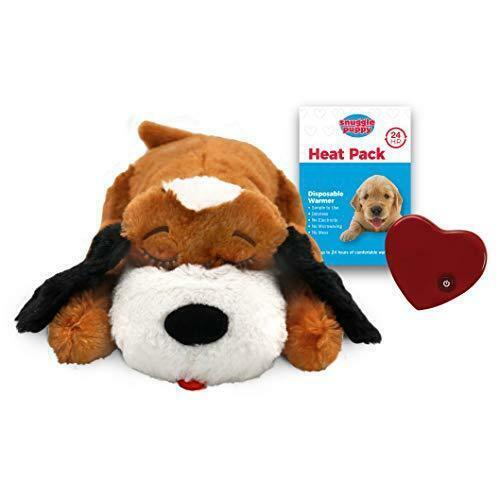 Snuggle Puppy Original Heartbeat – Brown & White