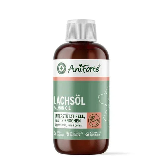 Salmon Oil for Dog, Cat & Horse - Natural Omega-3 EPA 100ml - North East Pet Shop Aniforte