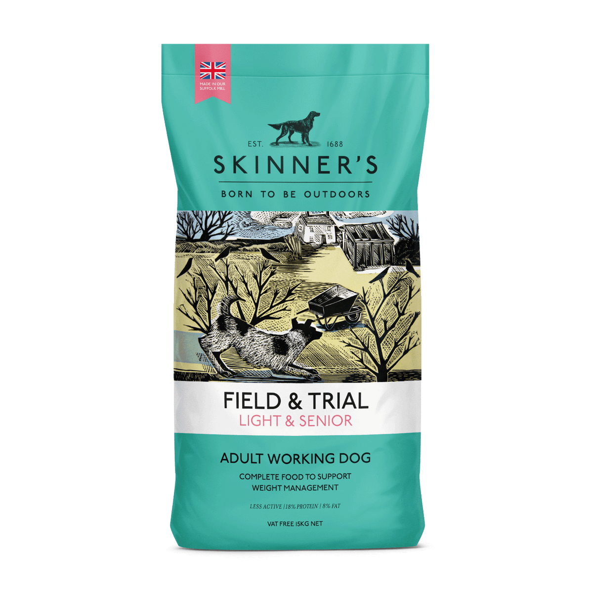 Skinners Field & Trial Light & Senior 2.5kg - North East Pet Shop Skinners