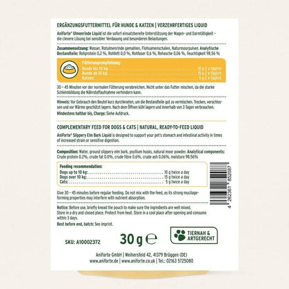 Slippery Elm Bark Liquid - To help with vomiting & diarrhoea - 14 x 30g