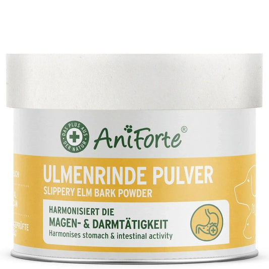 Slippery Elm Bark Powder - Supports Digestion and Healthy Gastric Mucosa 100g - North East Pet Shop Aniforte
