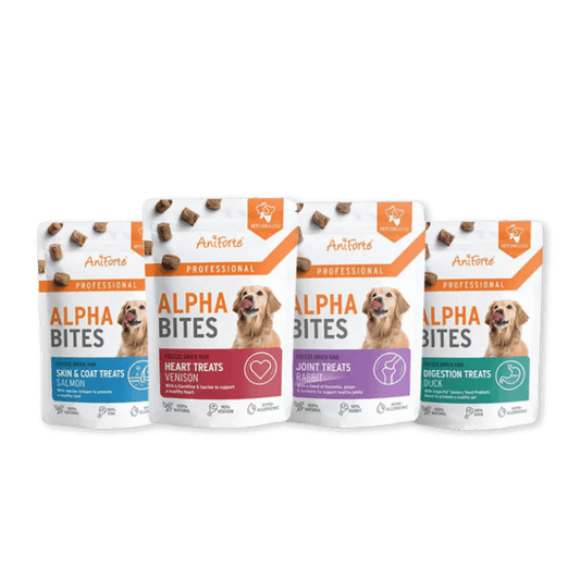 The Alpha Bites Collection Freeze-dried raw treats with functional benefits