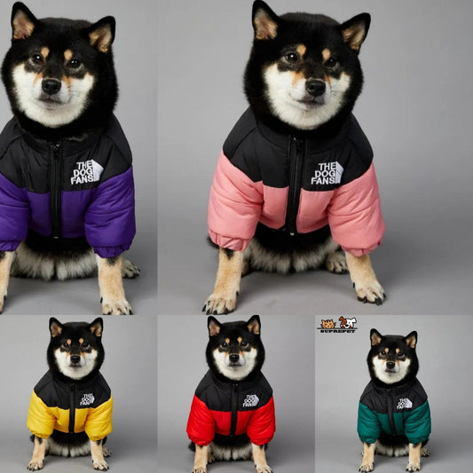 The Dog Fans - Dog Puffer Jacket - North East Pet Shop Dog Shack UK