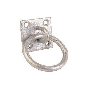 Tie Ring on Plate Galvanised