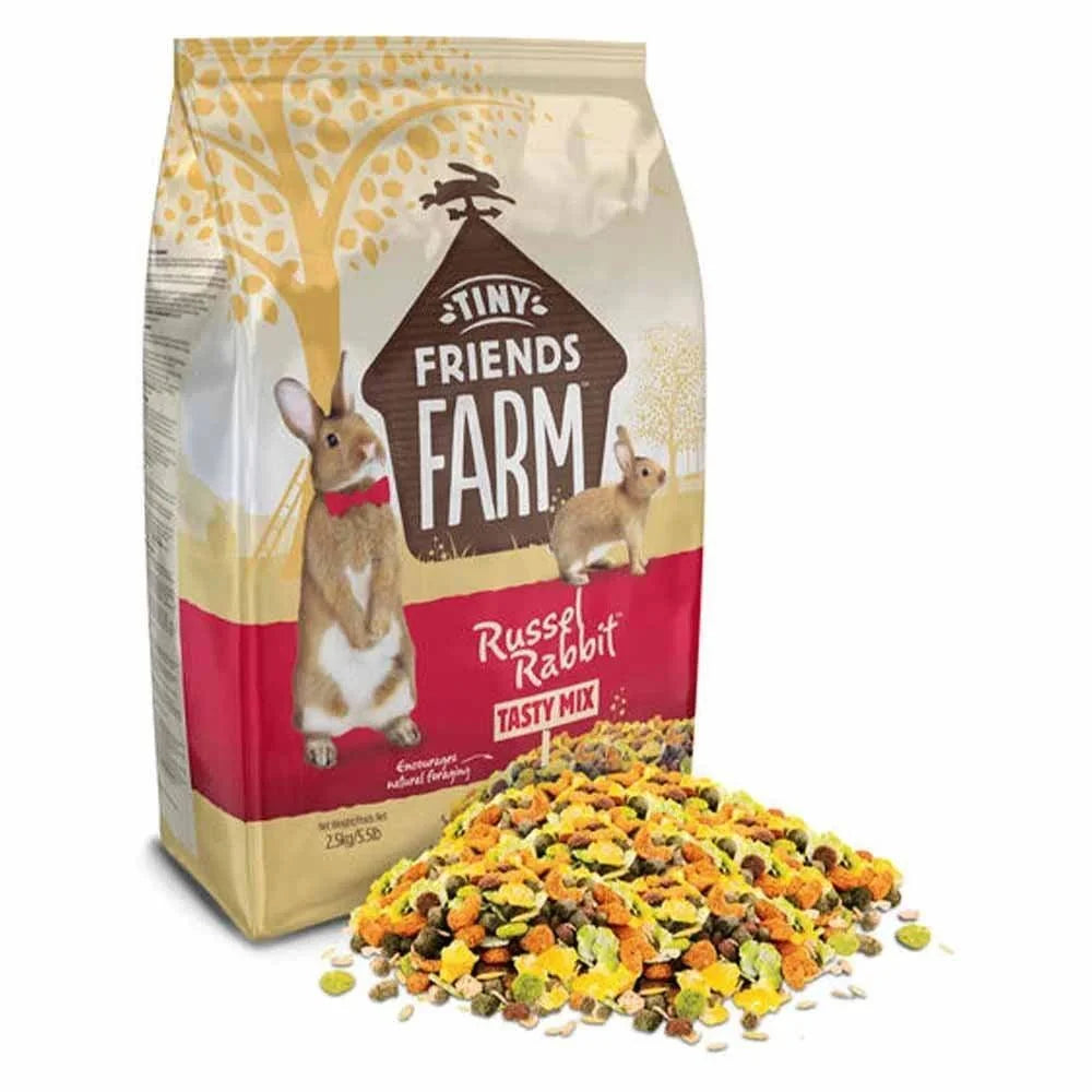 Tiny Friends Farm Russell Rabbit Tasty Mix - 850g / 2.5kg / 5kg