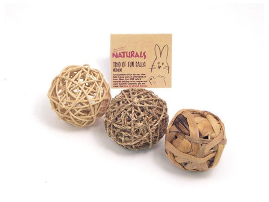 Trio Of Fun Ball (Medium) - North East Pet Shop Rosewood