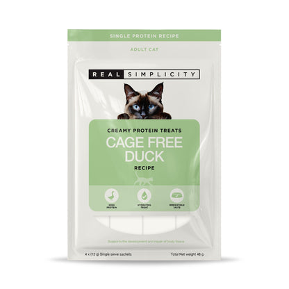 Real Simplicity Creamy Protein Treats Farm Raised 4x12g