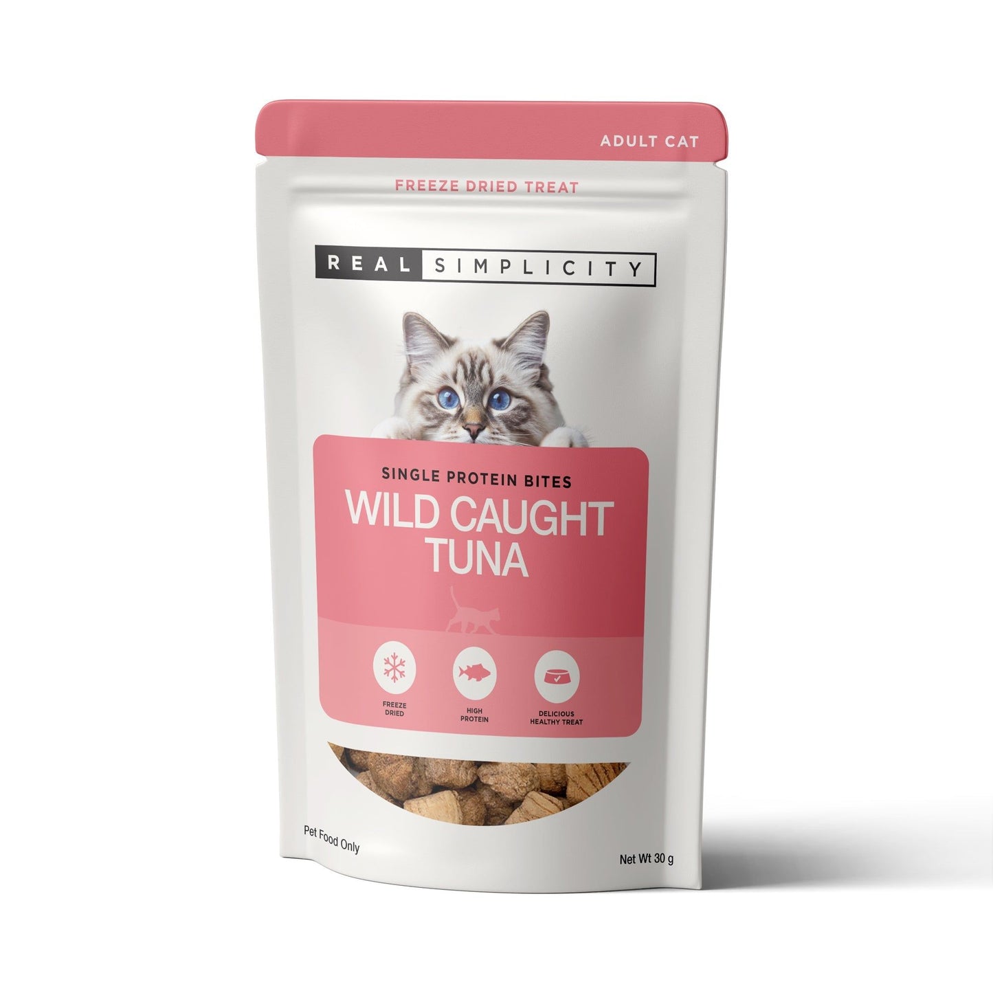 Real Simplicity Freeze Dried Single Protein Treats Wild Caught 30g