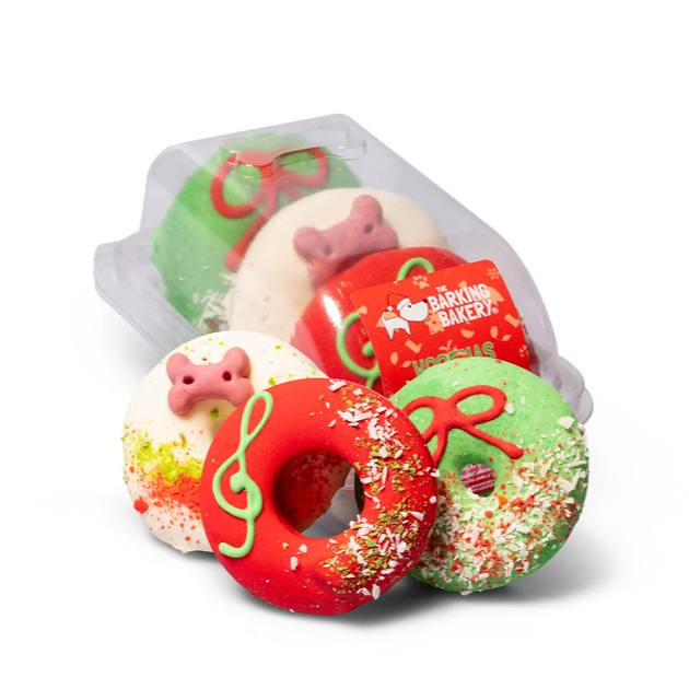 The Barking Bakery Yappy Woofmas Domuttz product packaging