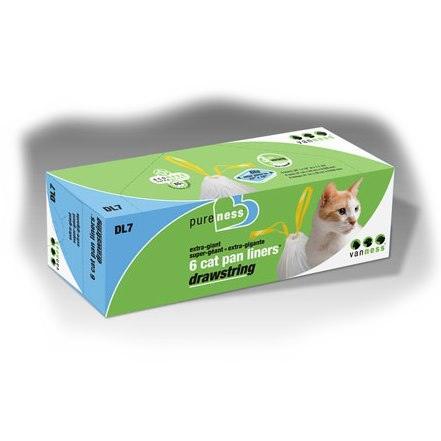Van Ness Cat Litter Tray Pan Drawstring Liner Giant