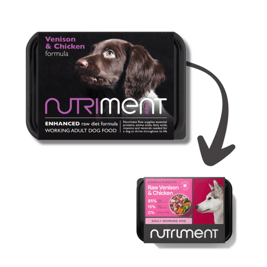 Venison with Chicken formula - Adult-500g tub - North East Pet Shop Nutriment