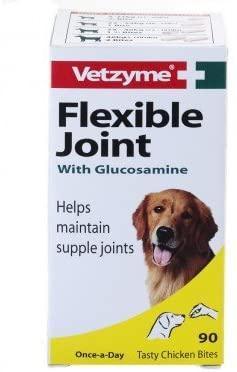 Vetzyme Flex Joint Glucose Tablets Dog 90