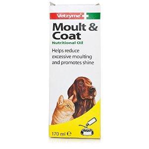 Vetzyme Moult and Coat Nutritional Oil 150ml