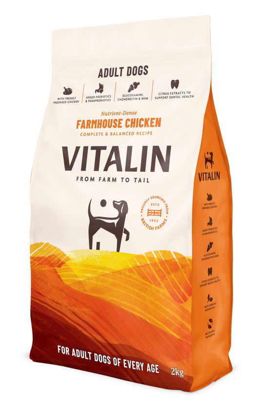 Vitalin Adult Farmhouse Chicken 8kg - North East Pet Shop Vitalin